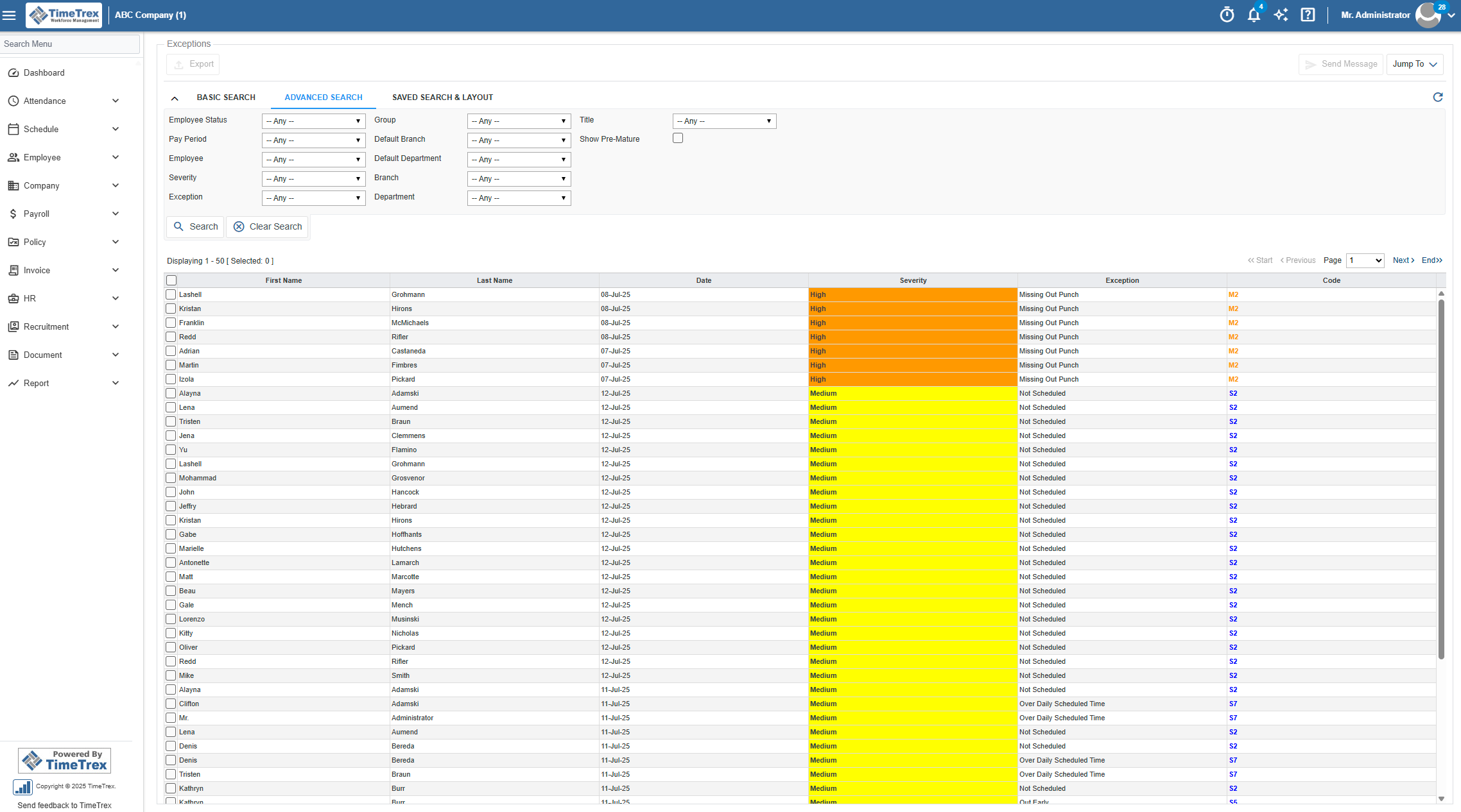 TimeTrex screenshot 10