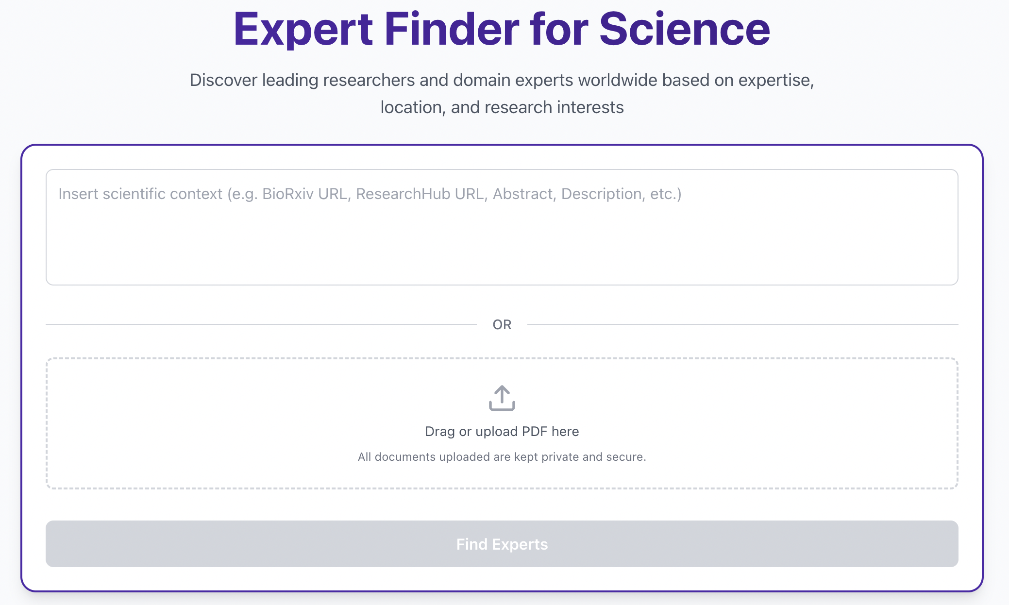 Scientist Finder screenshot 1