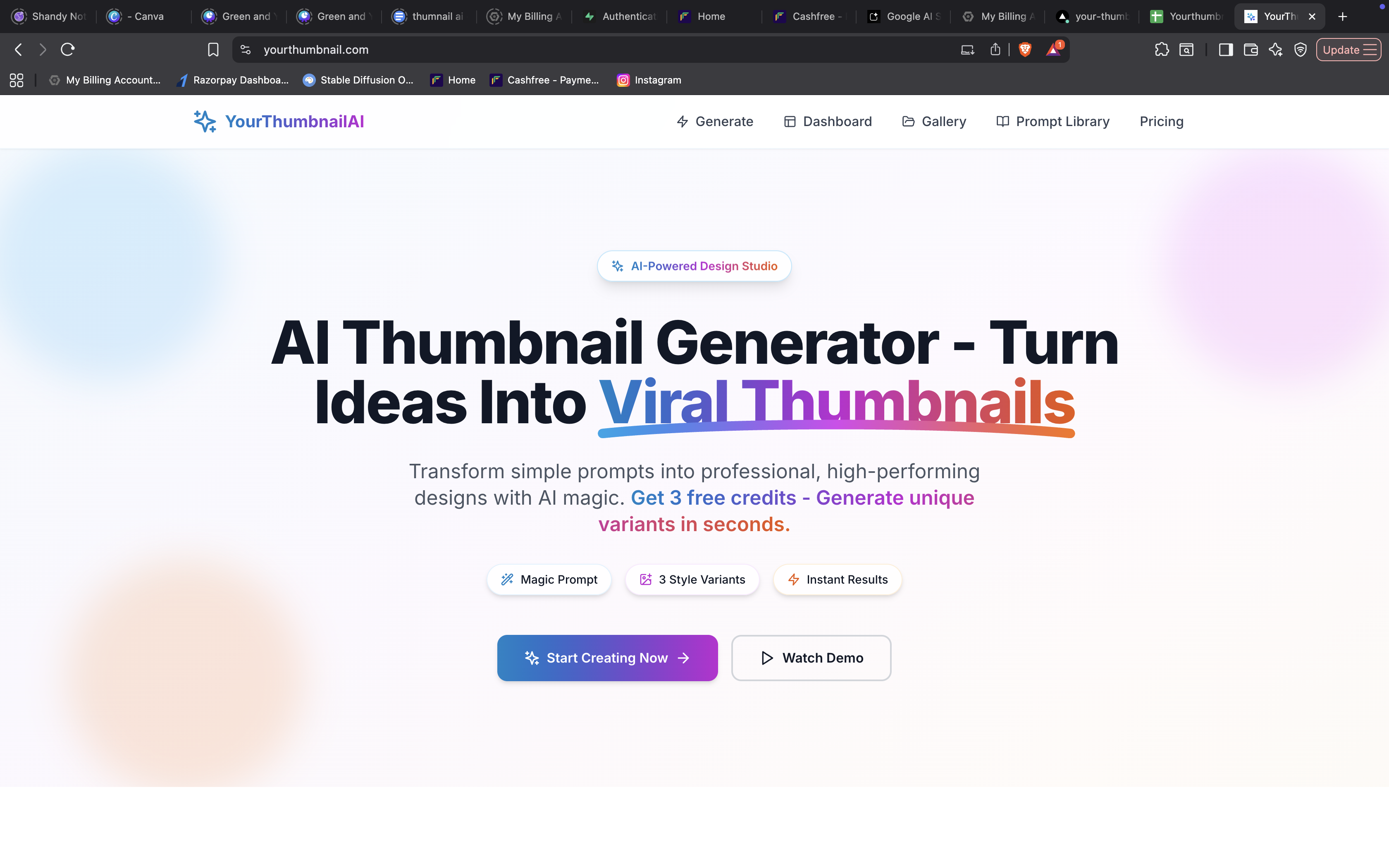 YourThumbnailAi screenshot 2
