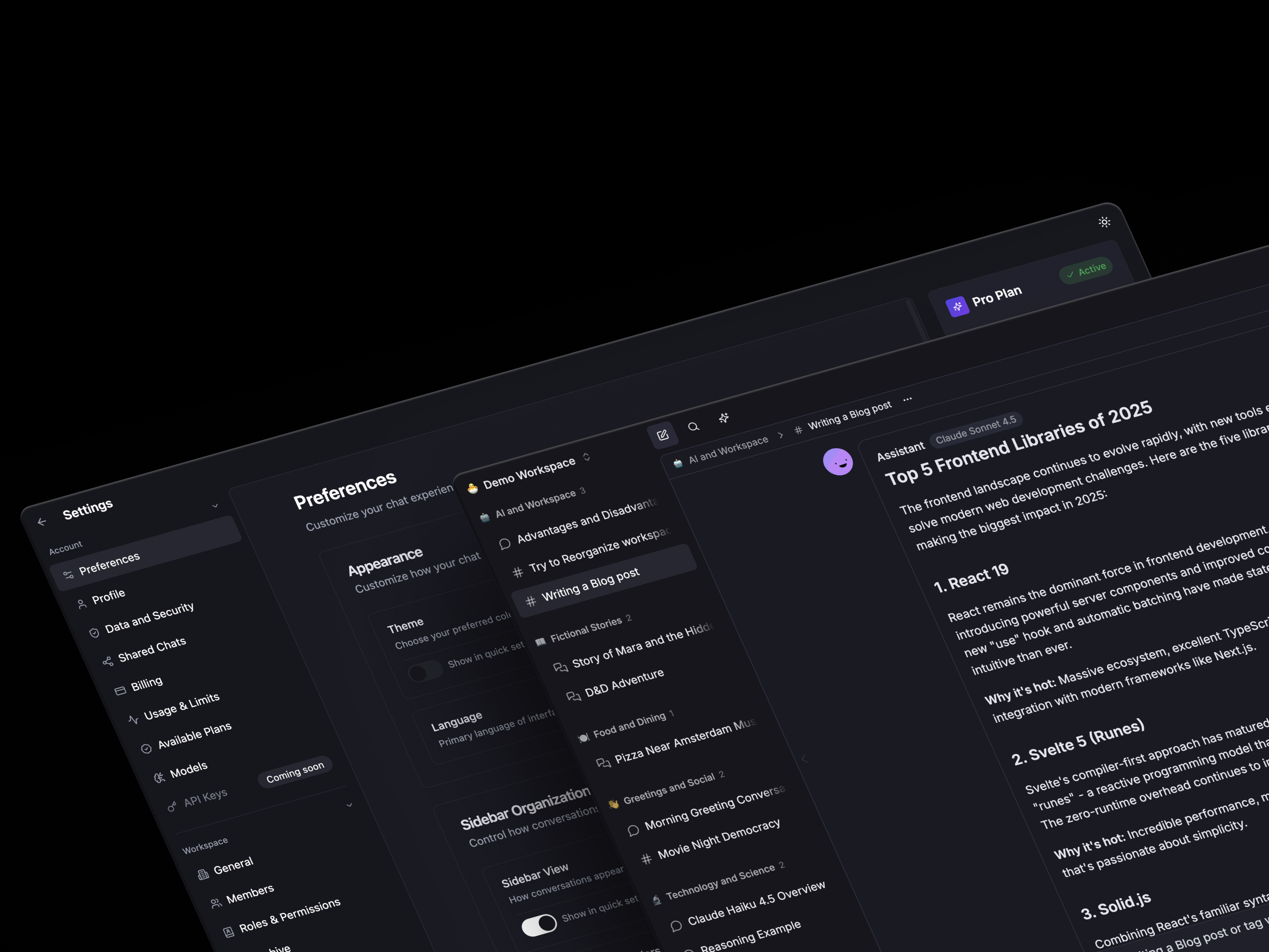 Mantle Chat screenshot 2