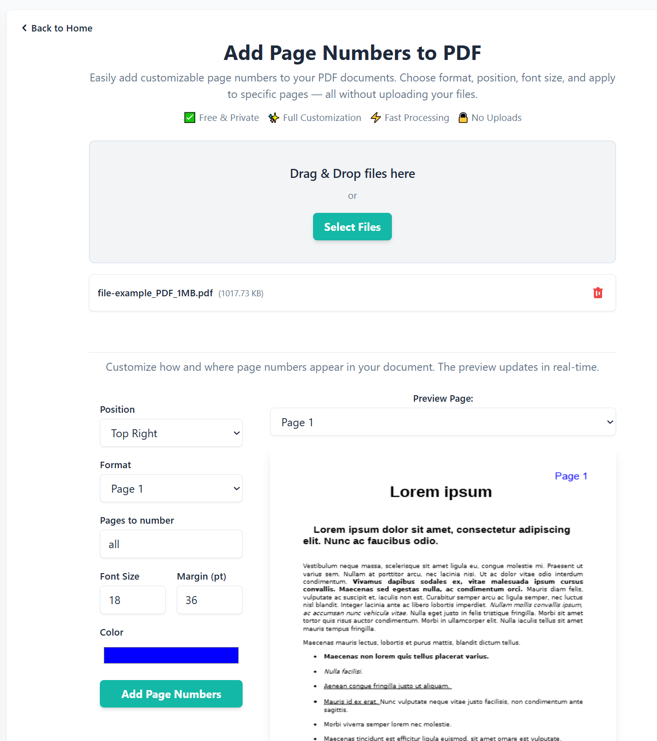 PDFClear screenshot 2