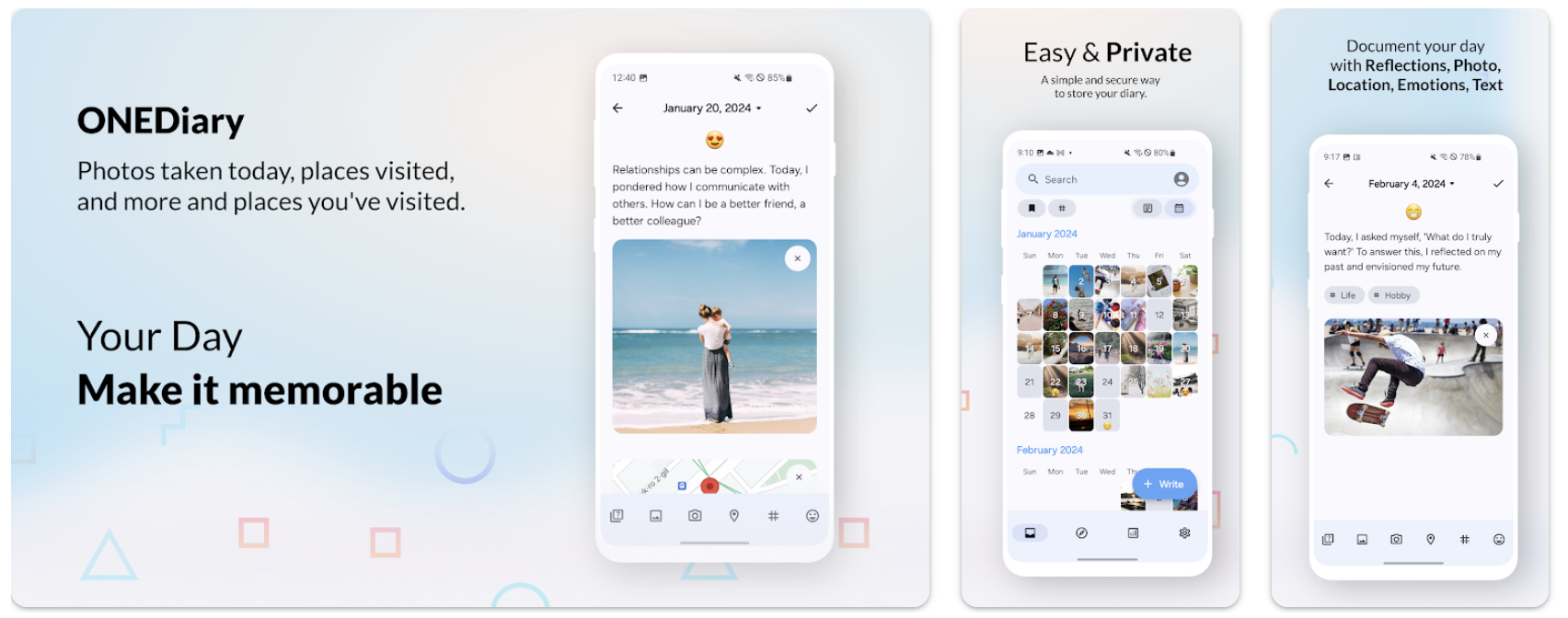 ONEDiary screenshot 1