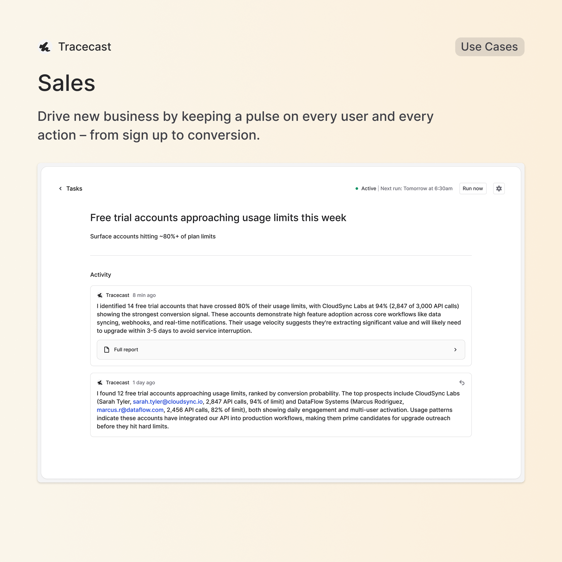 Tracecast screenshot 4