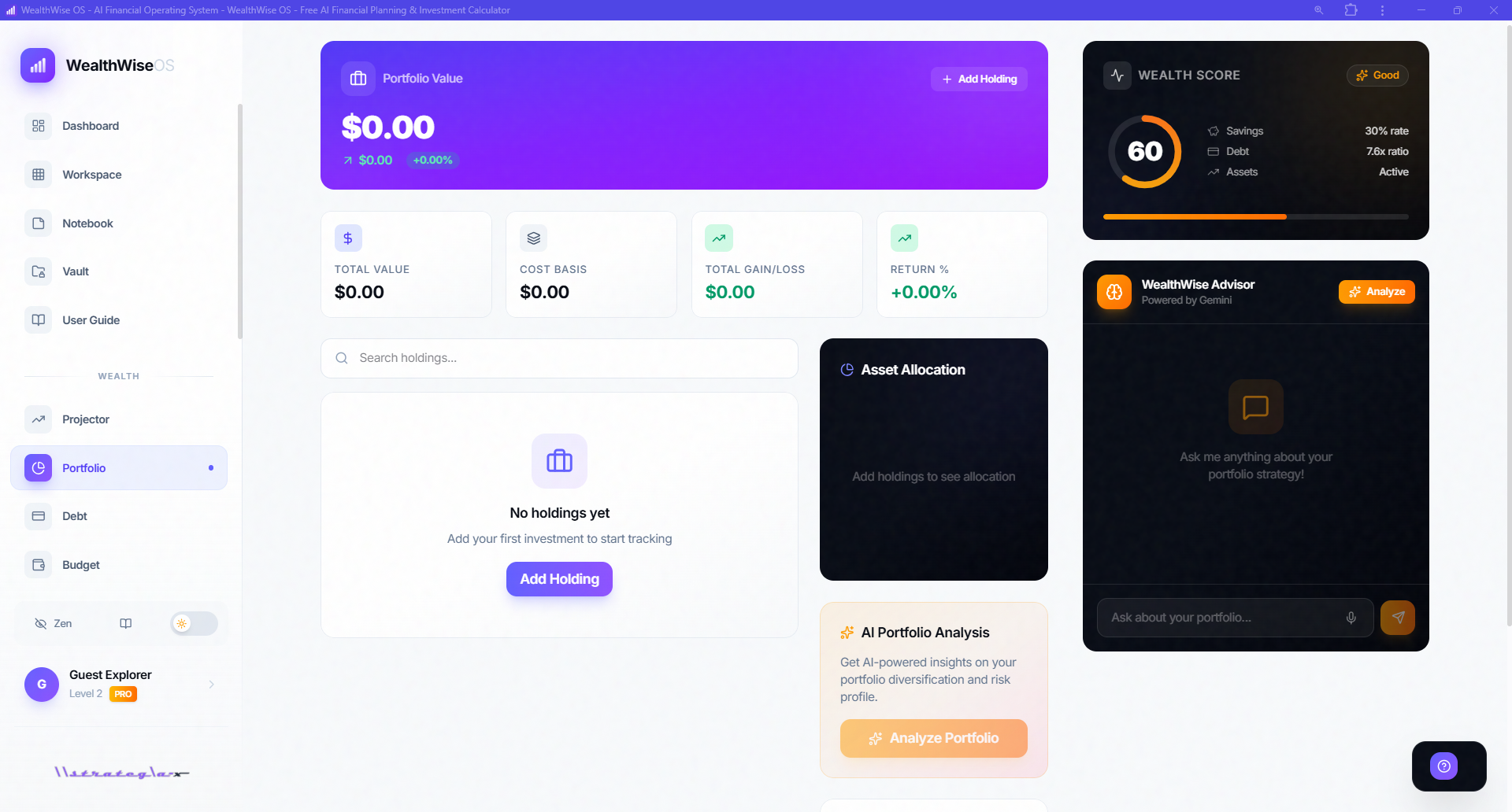 WealthWise OS screenshot 13