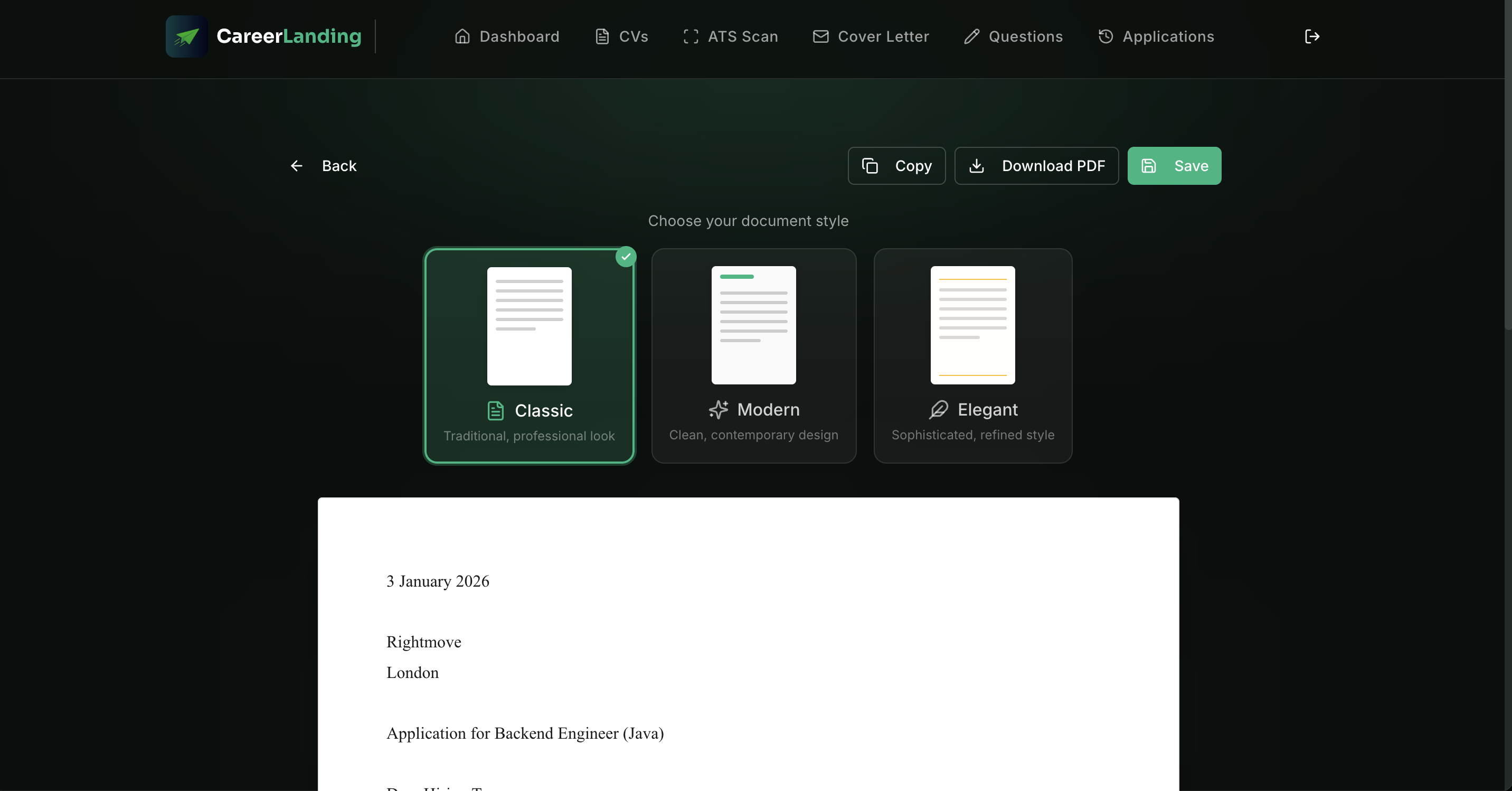 CareerLanding screenshot 4
