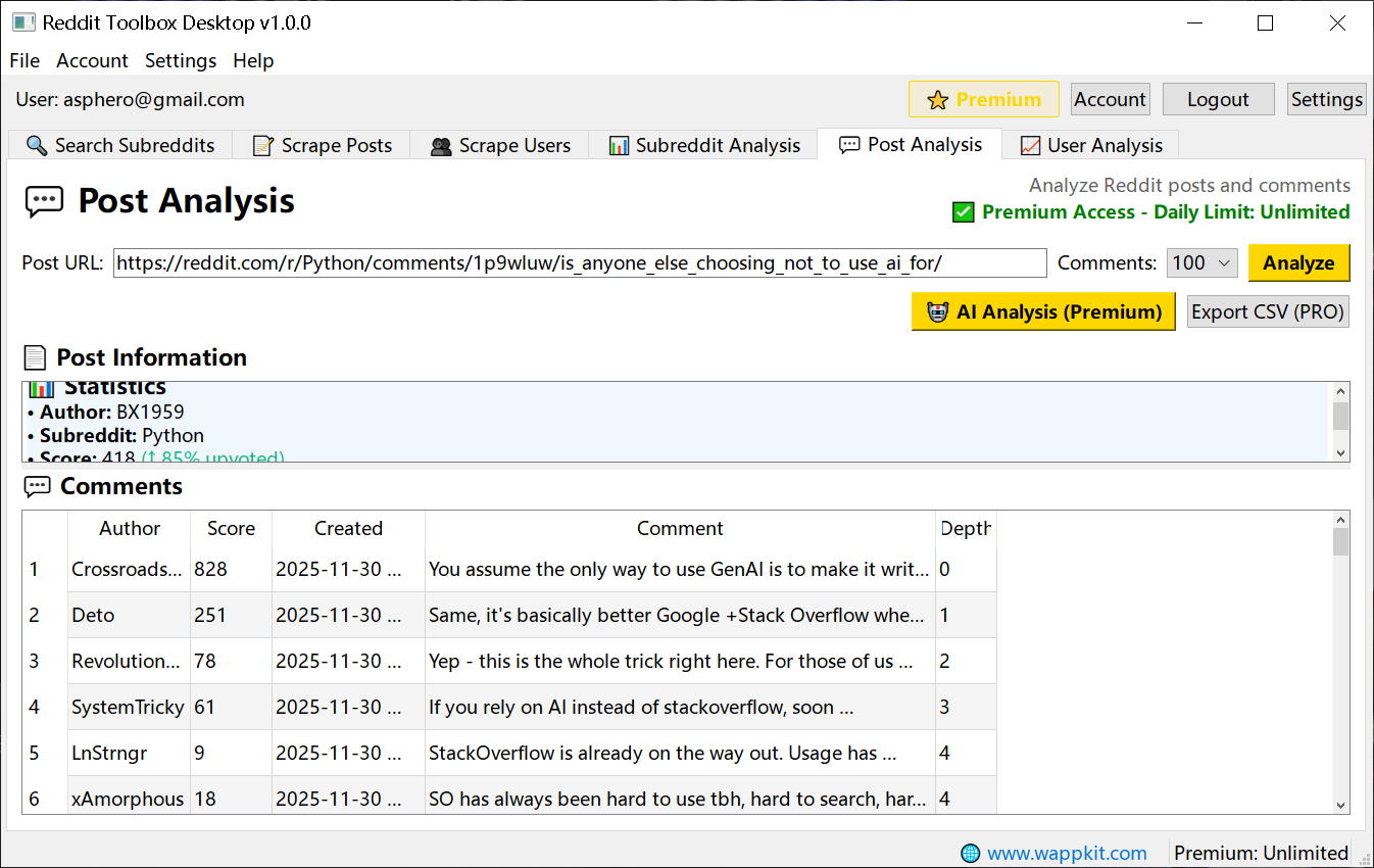 Reddit Toolbox screenshot 11