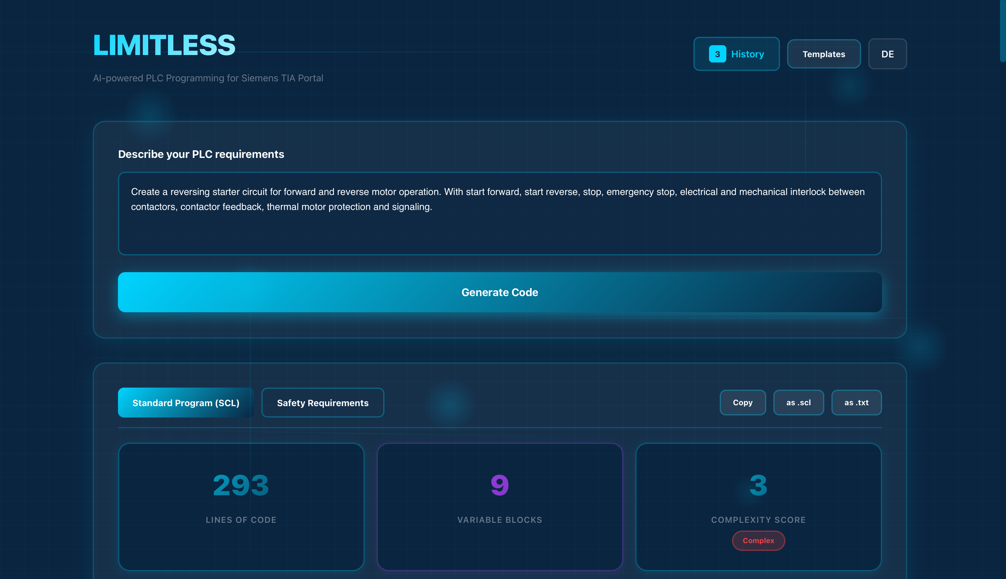 LIMITLESS Automation screenshot 3