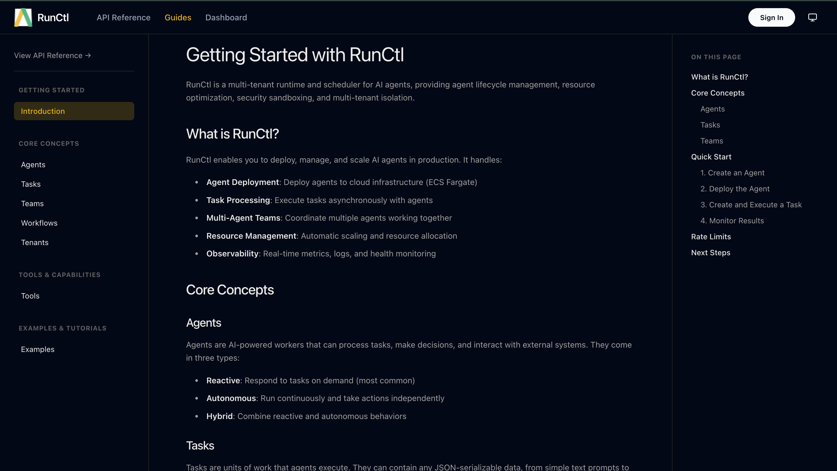 Runctl screenshot 1