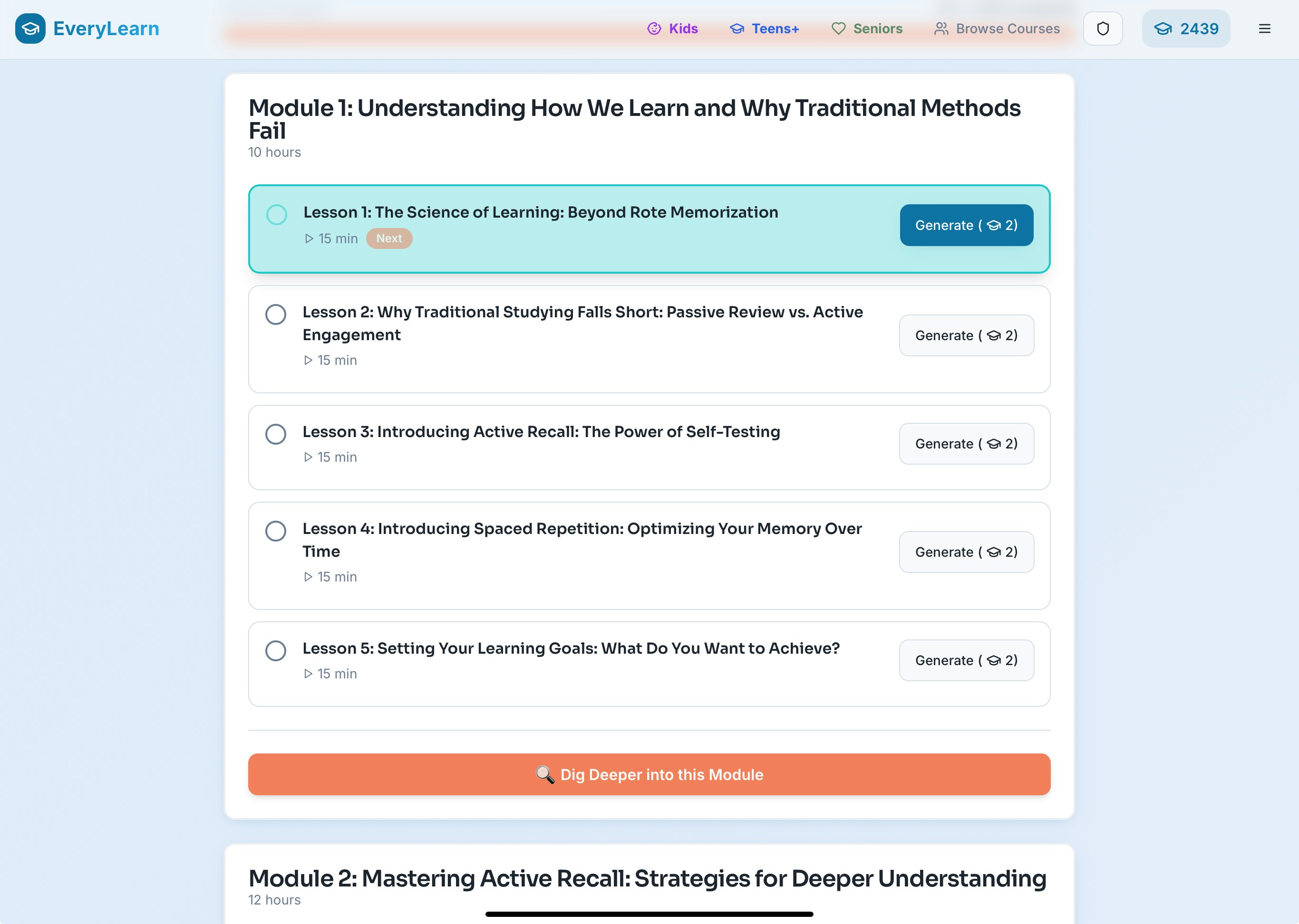 EveryLearn screenshot 4
