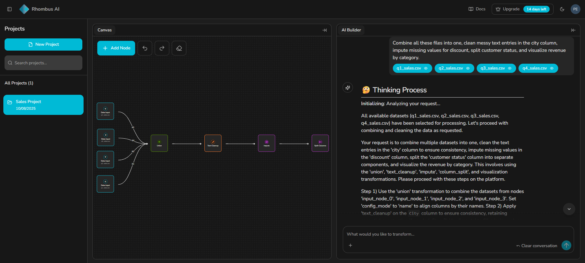 Rhombus AI screenshot 1