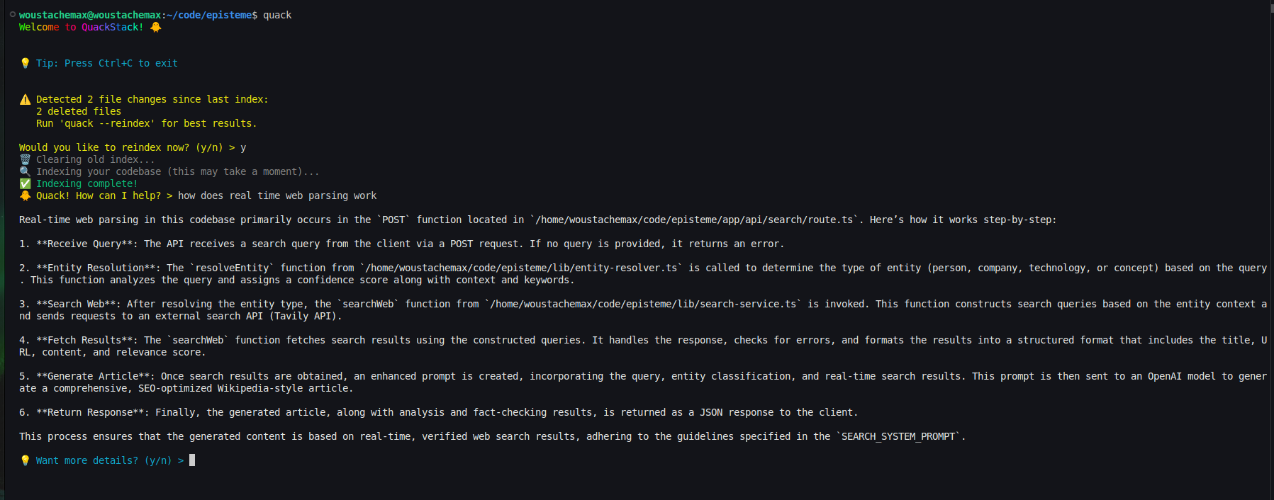 QuackStack screenshot 3