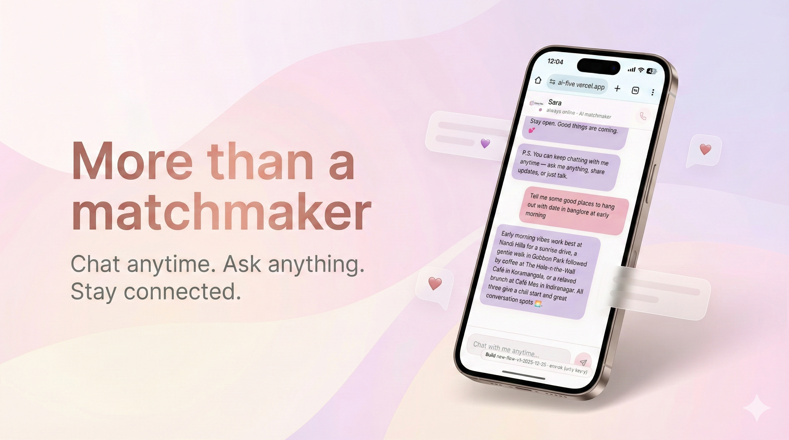 MatchMe AI, dating app for hustlers screenshot 4