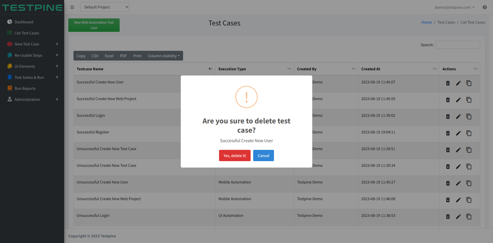 Testpine screenshot 19