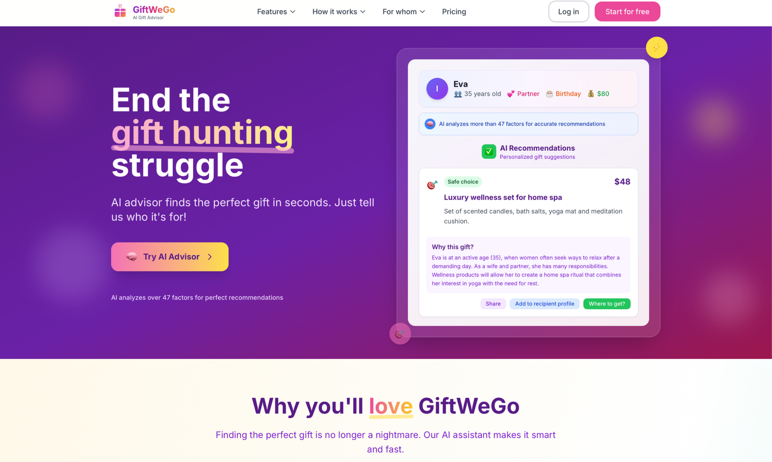 GiftWeGo screenshot 1