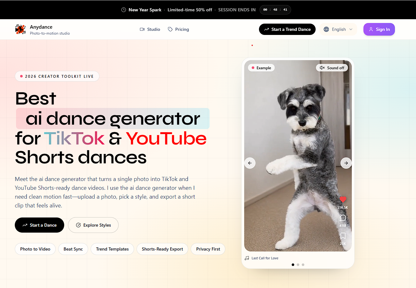 AI Dance Generator screenshot 1