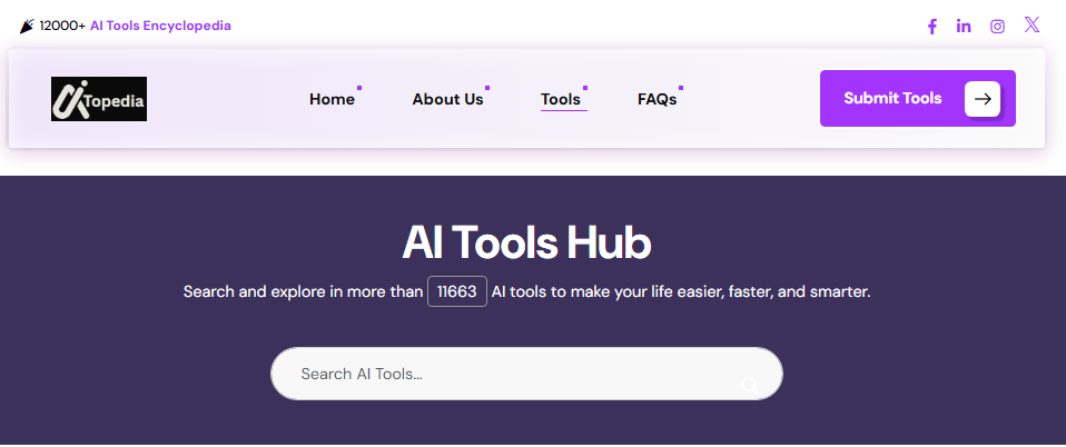 AItopedia screenshot 1