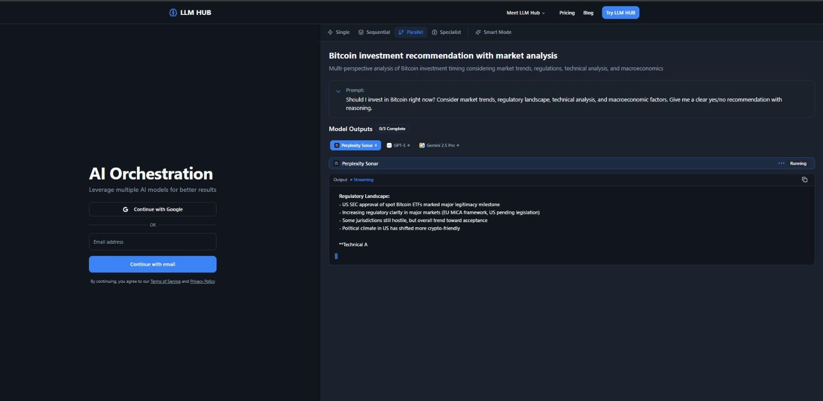 LLM HUB screenshot 3