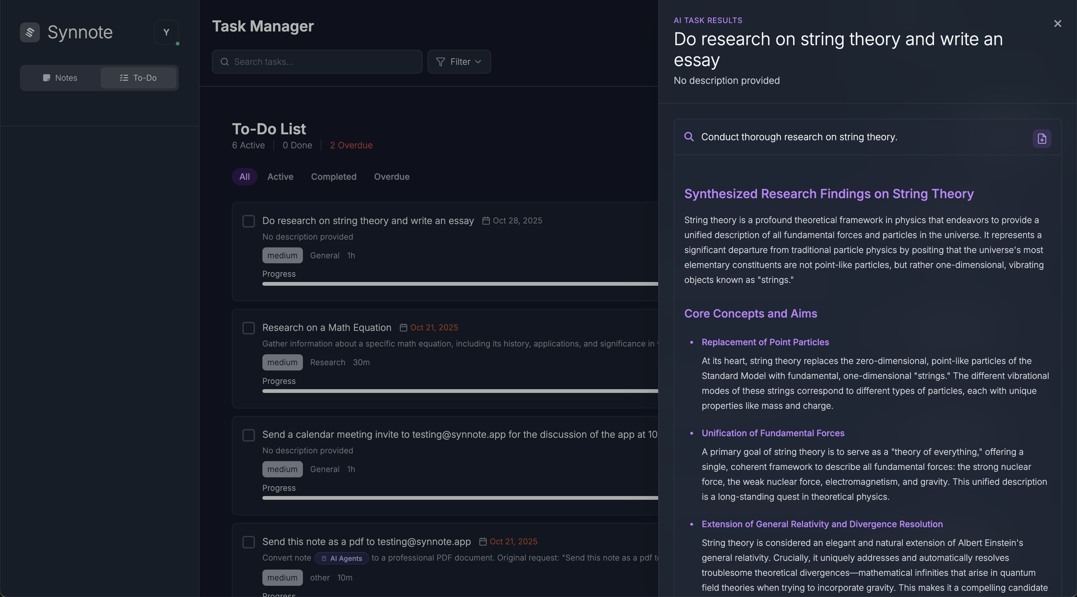 Synnote screenshot 6