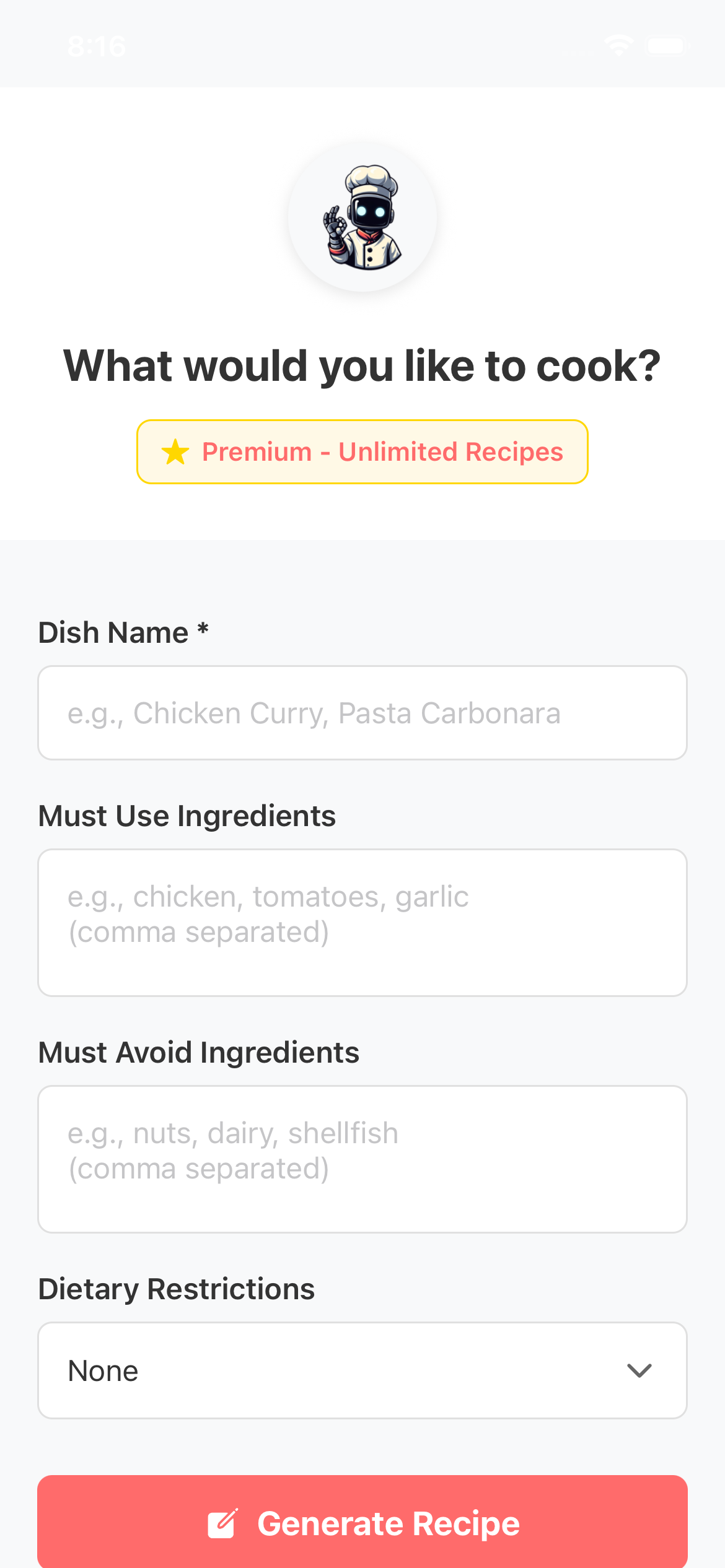 My Head Chef screenshot 2
