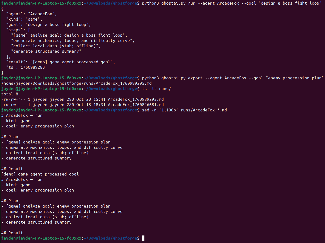 GhostForge screenshot 2