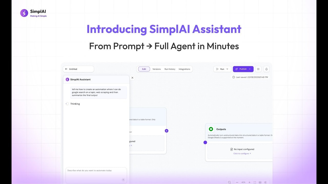 SimplAI New Workflow Builder screenshot 7