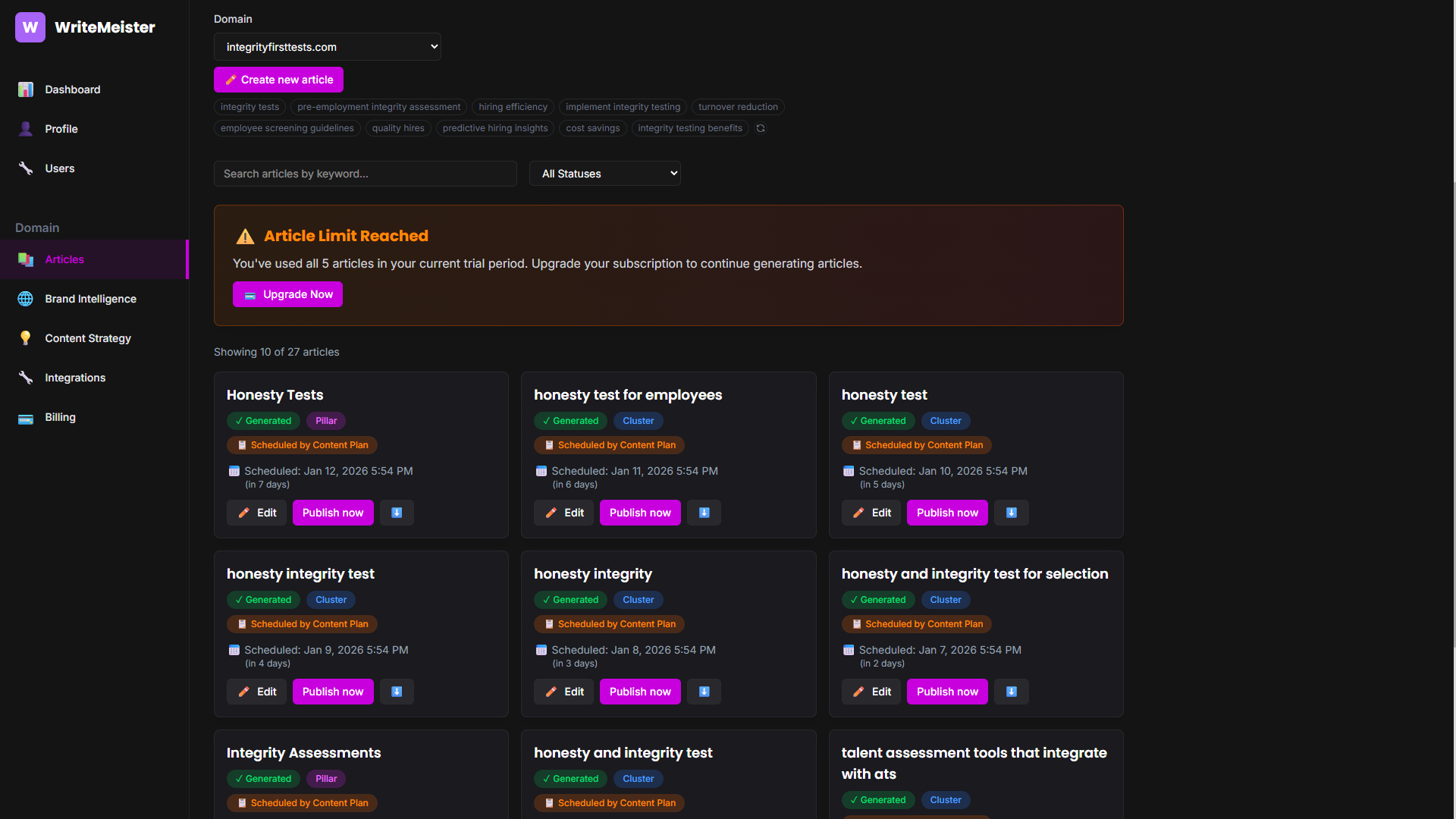 WriteMeister screenshot 1