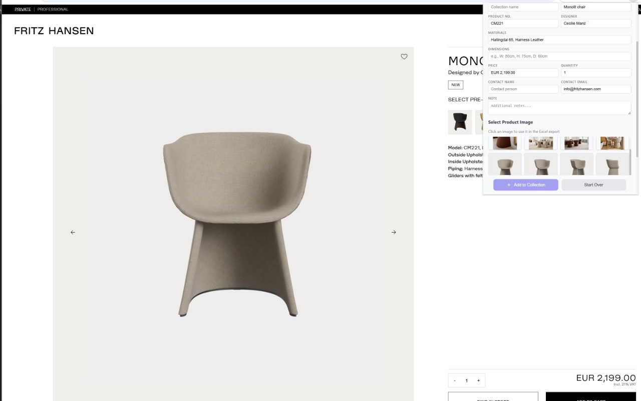 Fringe – Furniture Product Capture screenshot 2