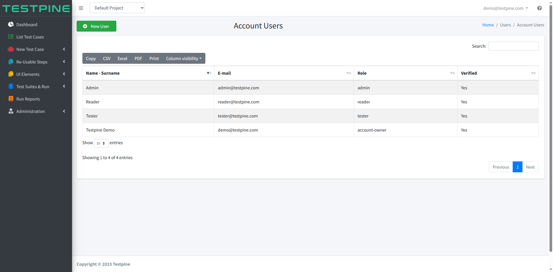 Testpine screenshot 5