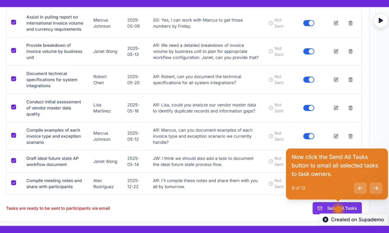 TaskIQ - Meeting tasks by email screenshot 8