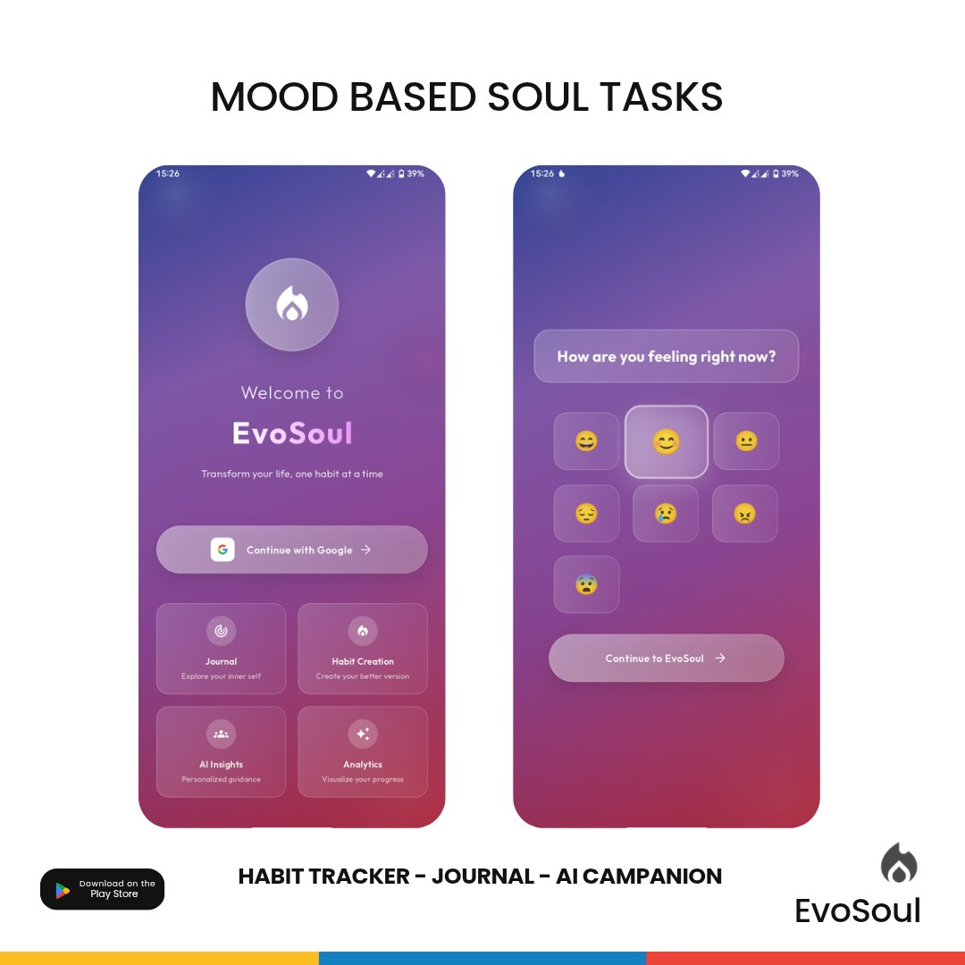 EvoSoul-AI Journal, Habit & Mood Tracker screenshot 4