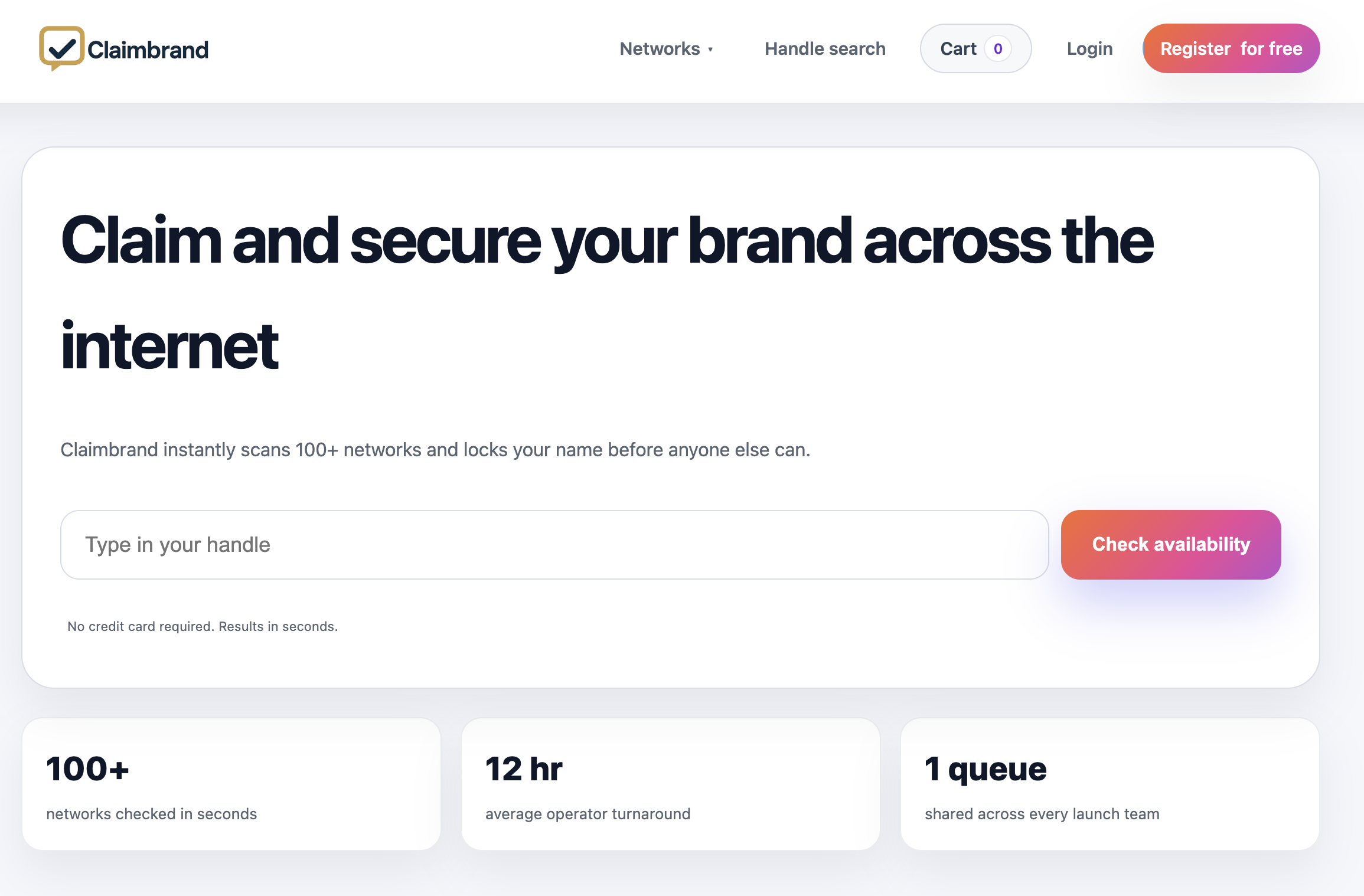Claimbrand screenshot 1