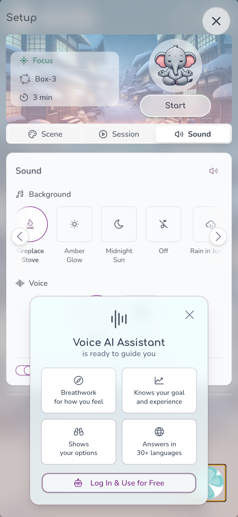 Brizzy - Breathing Web App with AI Coach screenshot 3