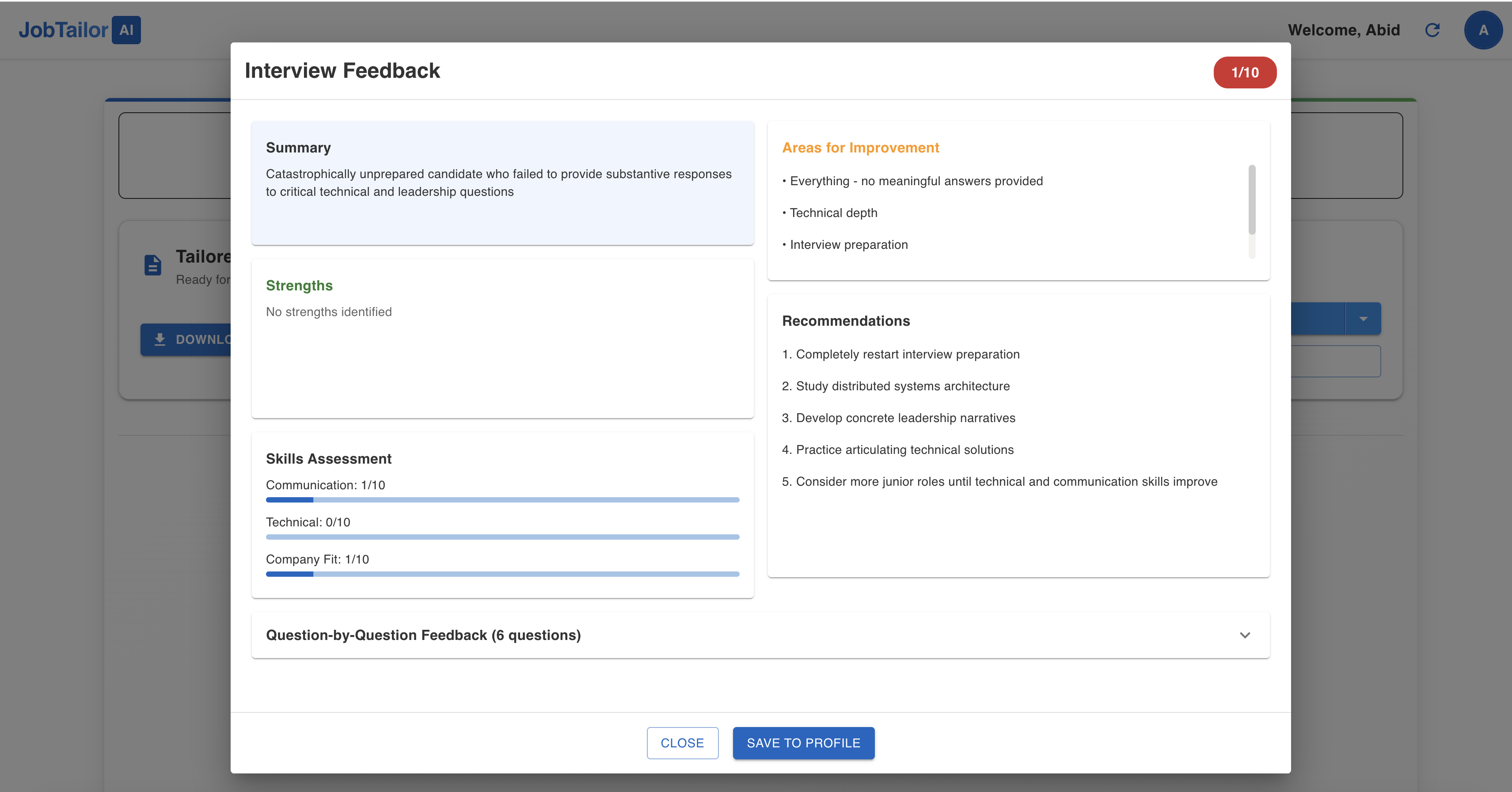JobTailorAI screenshot 4