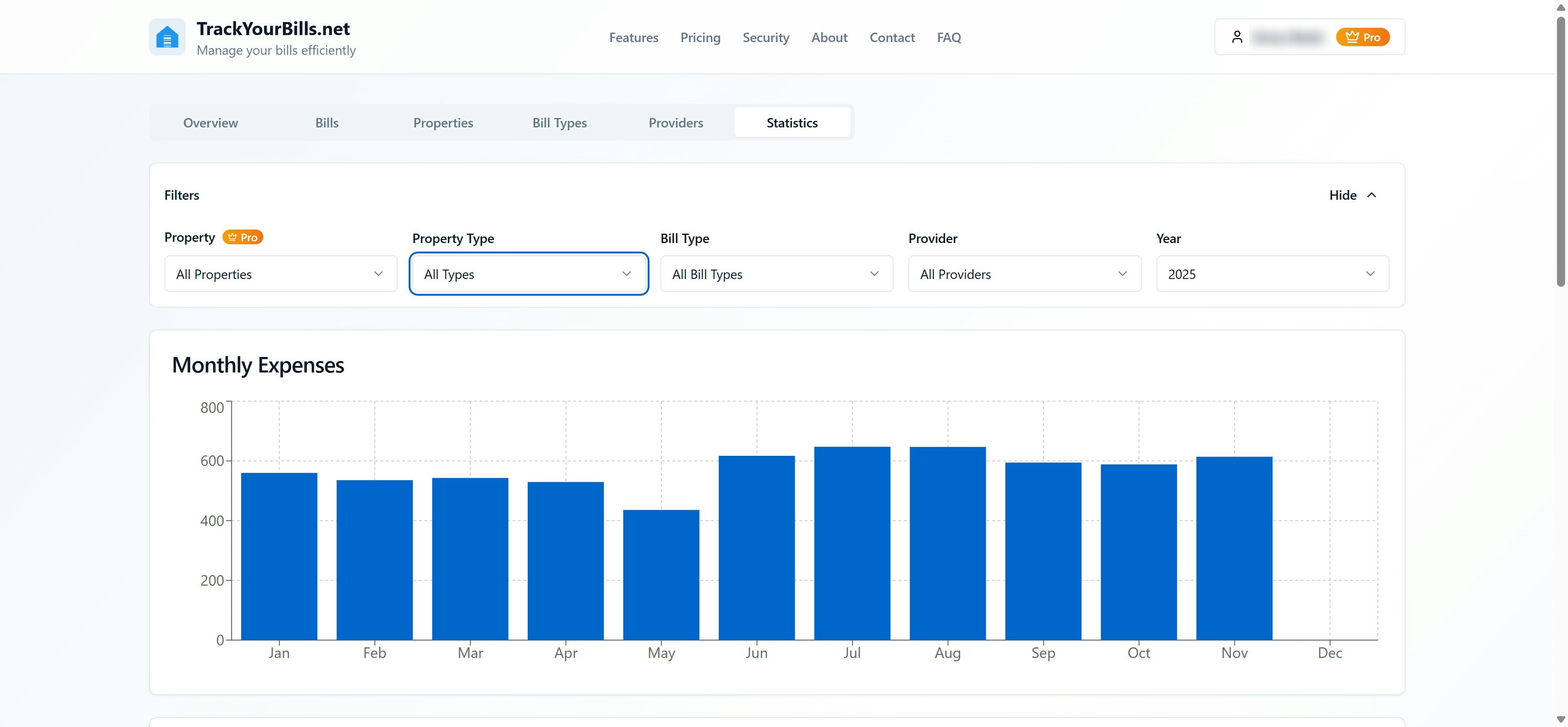 Manage Bills Across All Properties screenshot 2