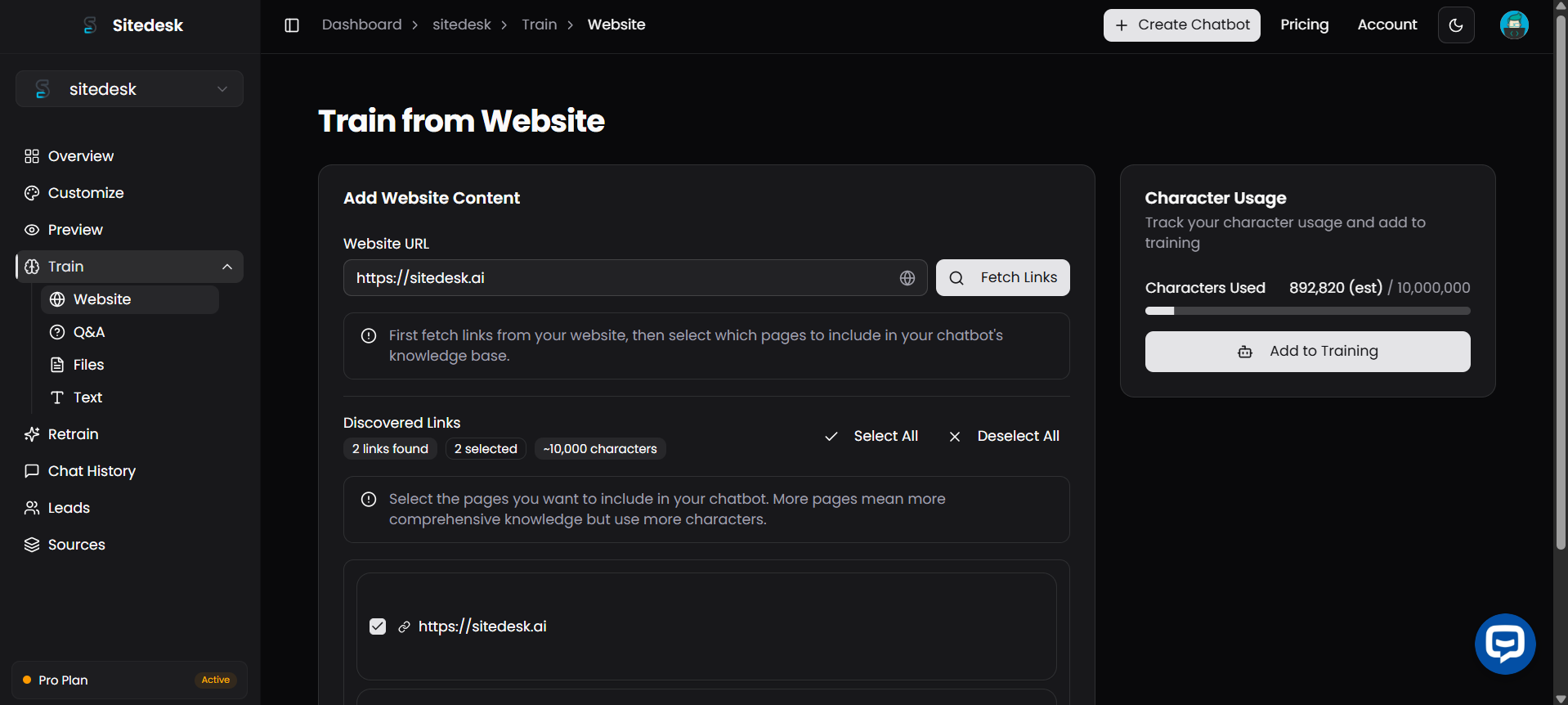 SiteDesk screenshot 5