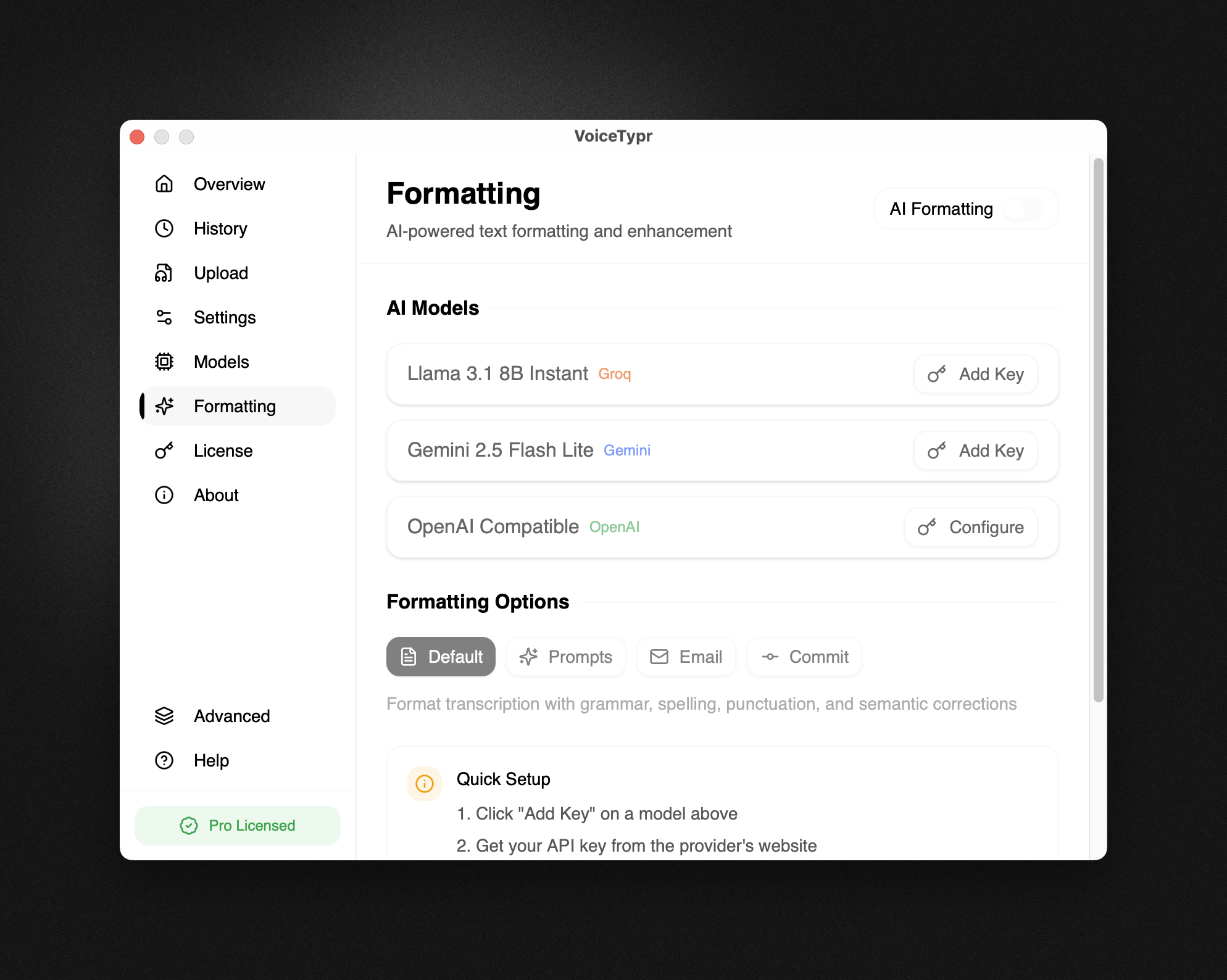 Voicetypr screenshot 3