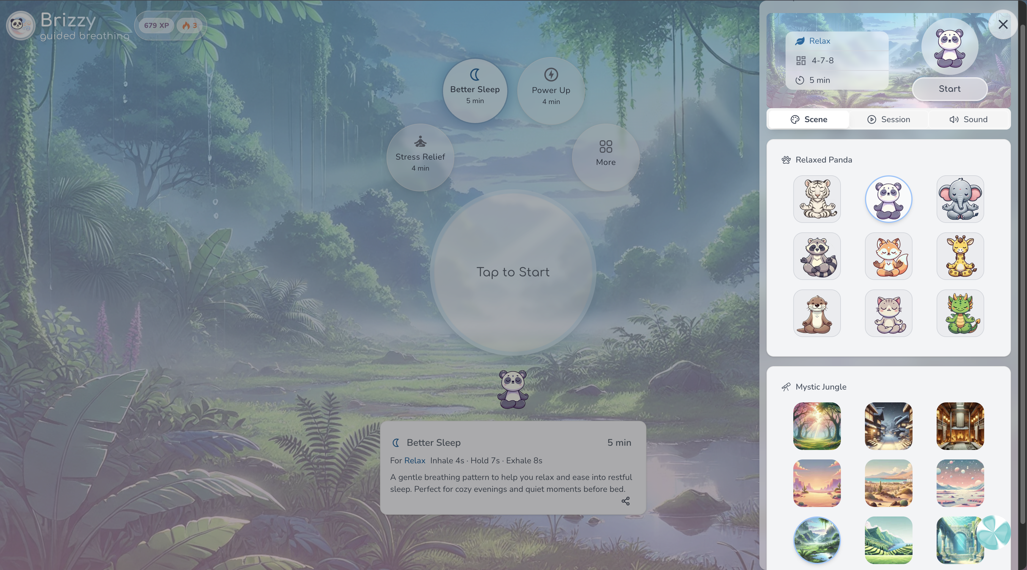 Brizzy - Breathing Web App with AI Coach screenshot 10