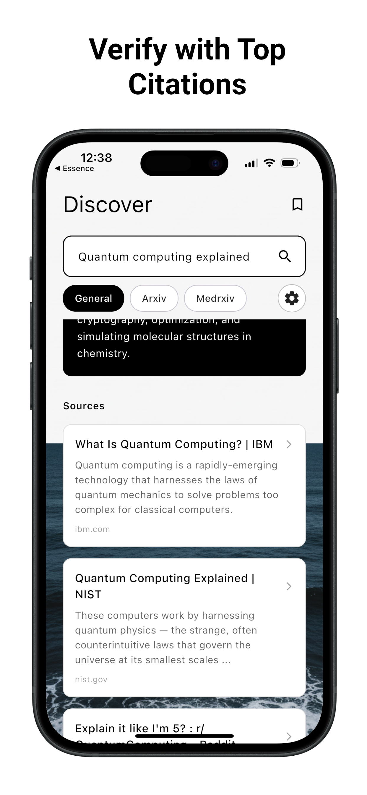 Essence: AI Search screenshot 3