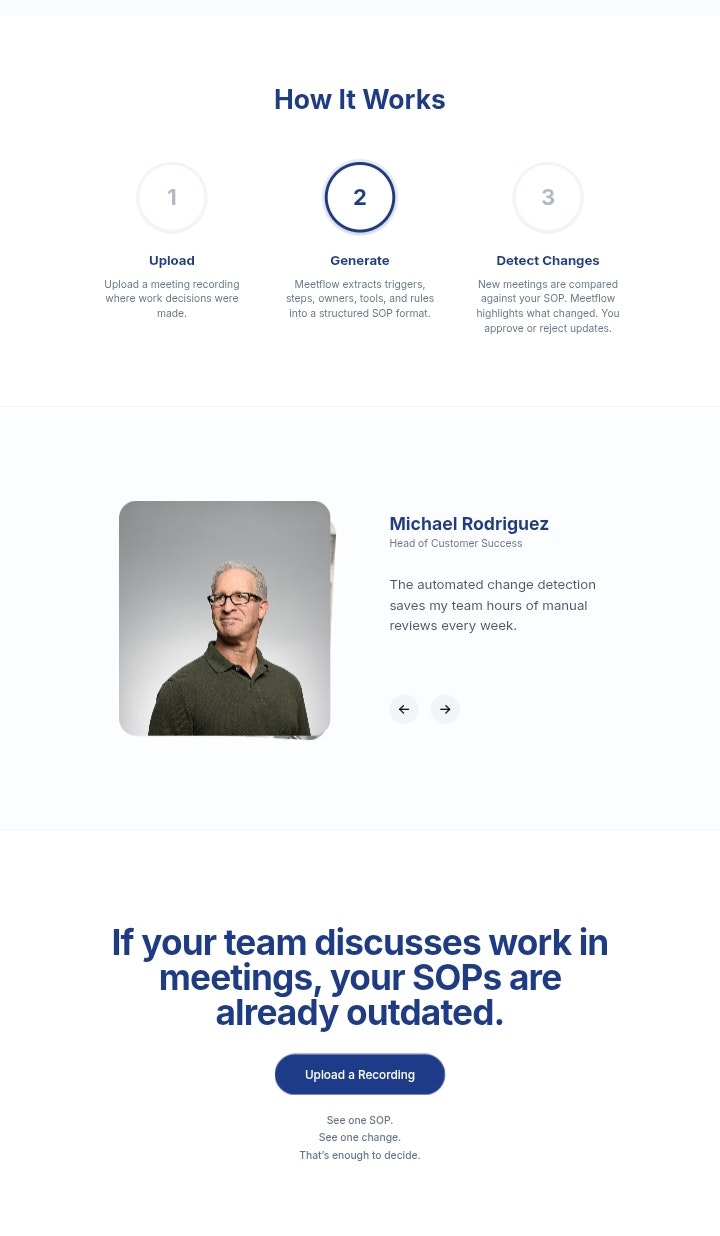 Meetflow screenshot 2