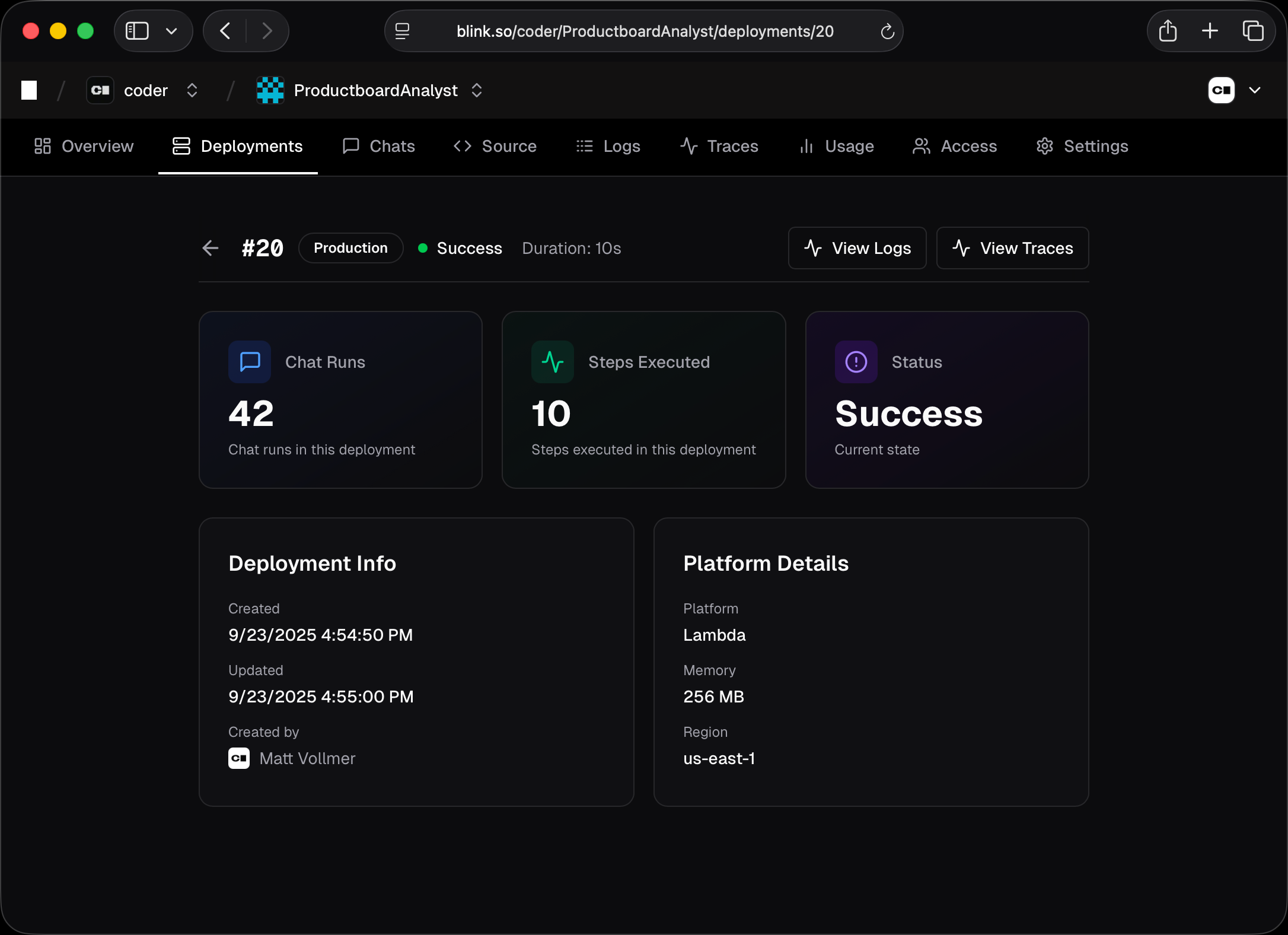 Open-source agent development engine screenshot 8