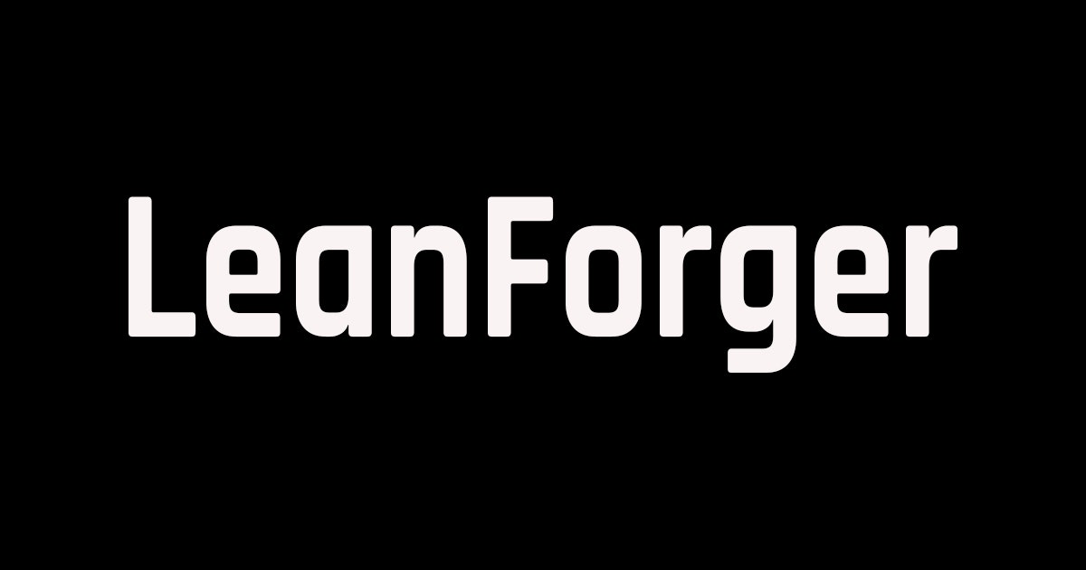 LeanForger screenshot 2