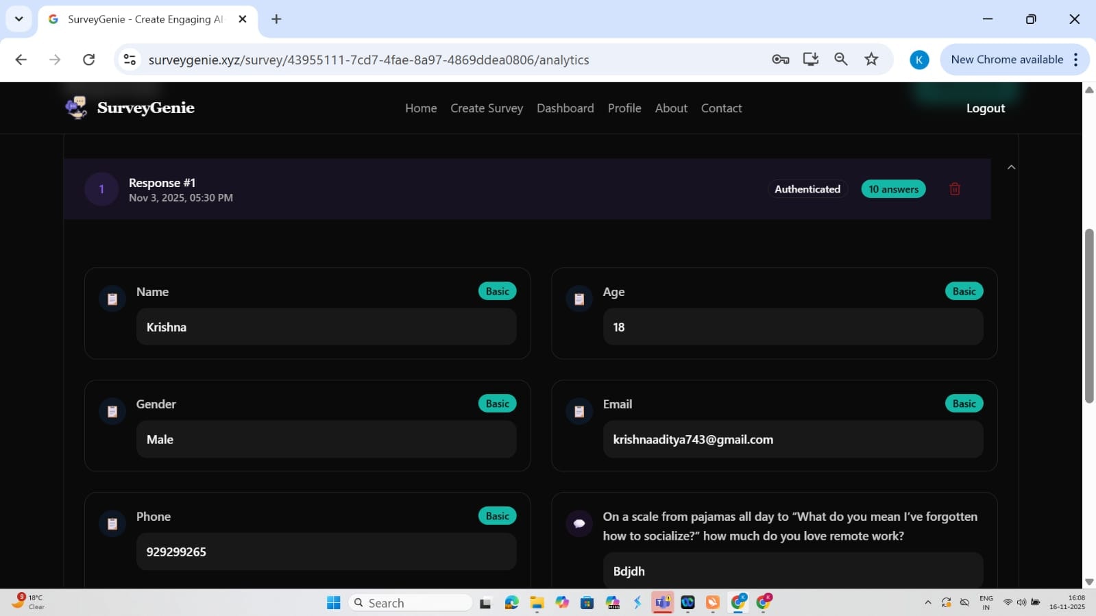 SurveyGenie screenshot 5