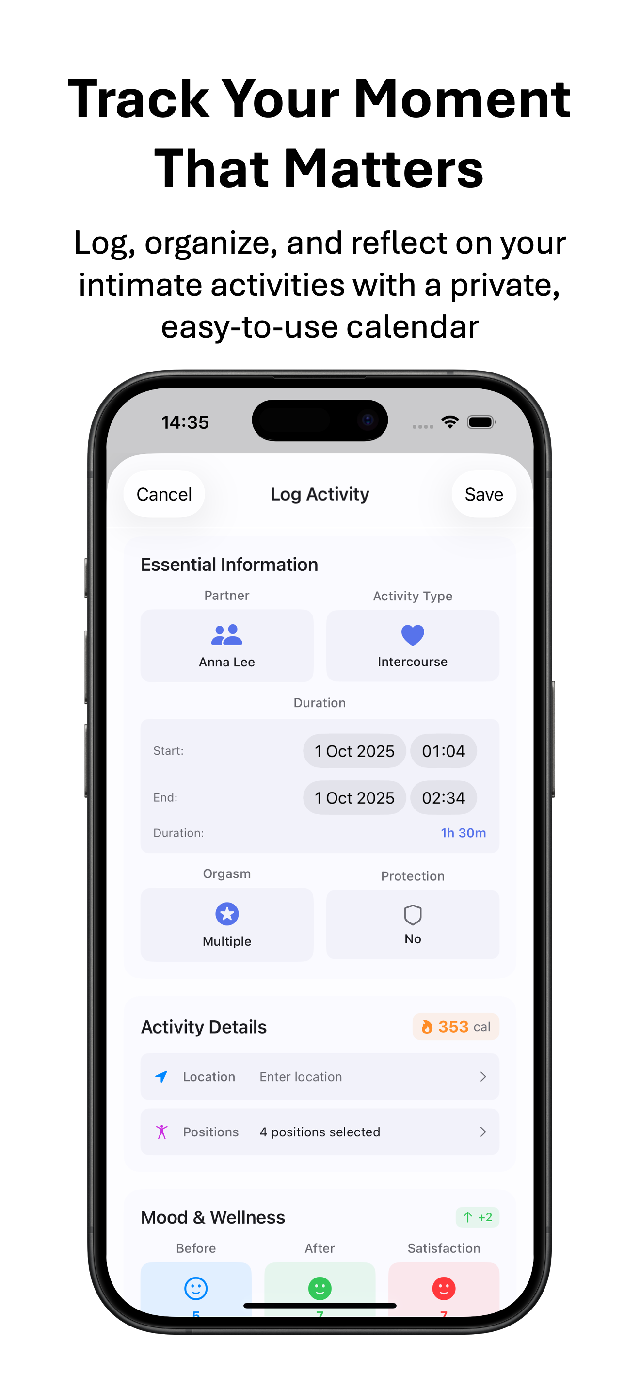 IM Tracker - Sexual Wellness App screenshot 3