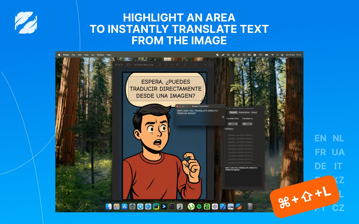 Light Screen Translator screenshot 2