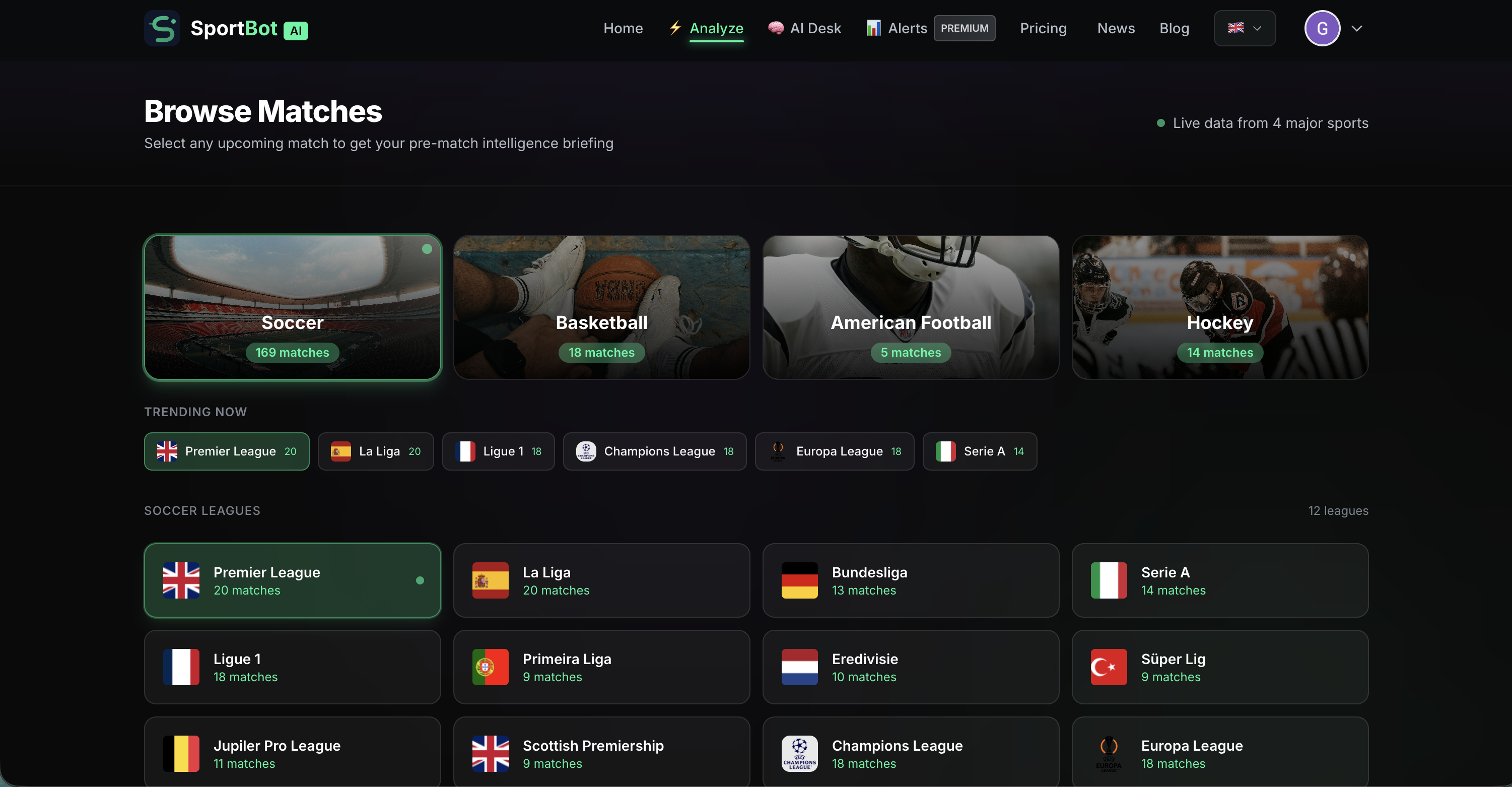 SportBot AI screenshot 2