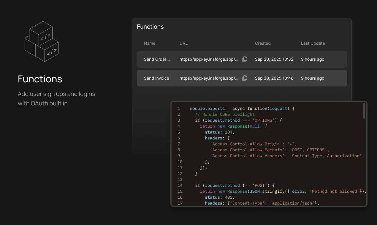 InsForge screenshot 5