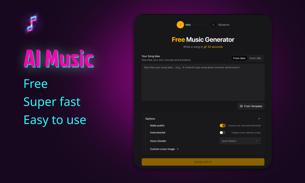 Free AI Music Generator by Next Music screenshot 1