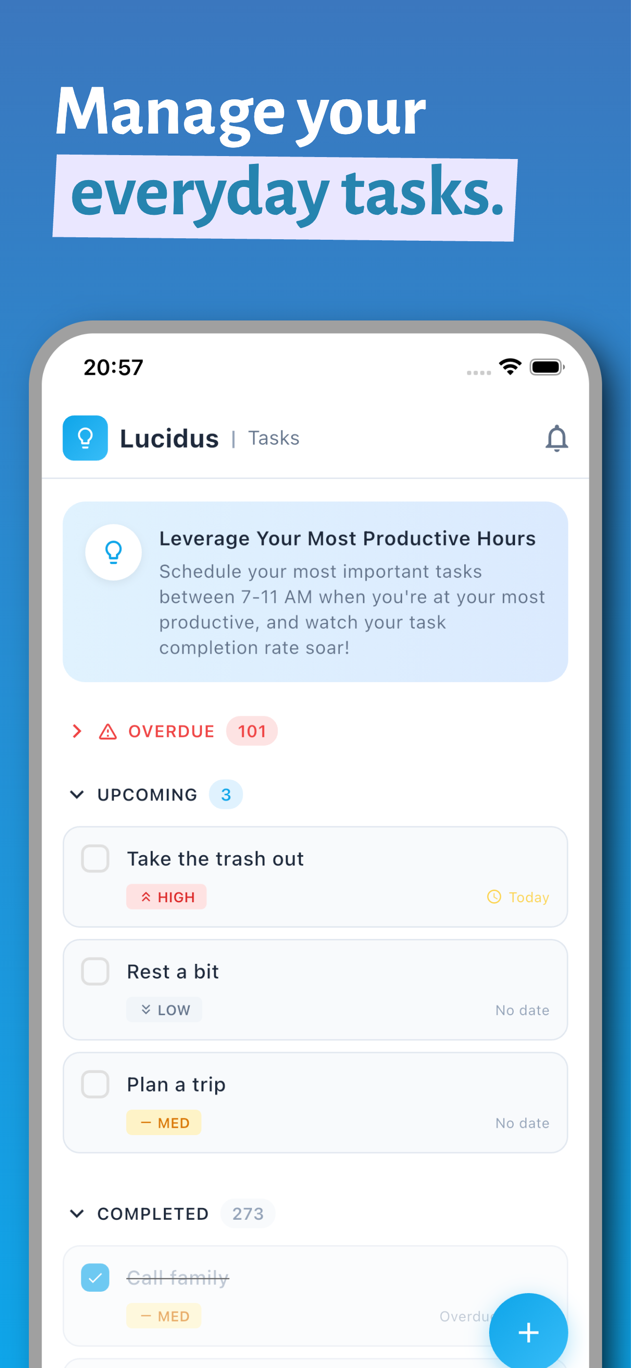 Lucidus - Tasks, Habits & Journaling screenshot 6
