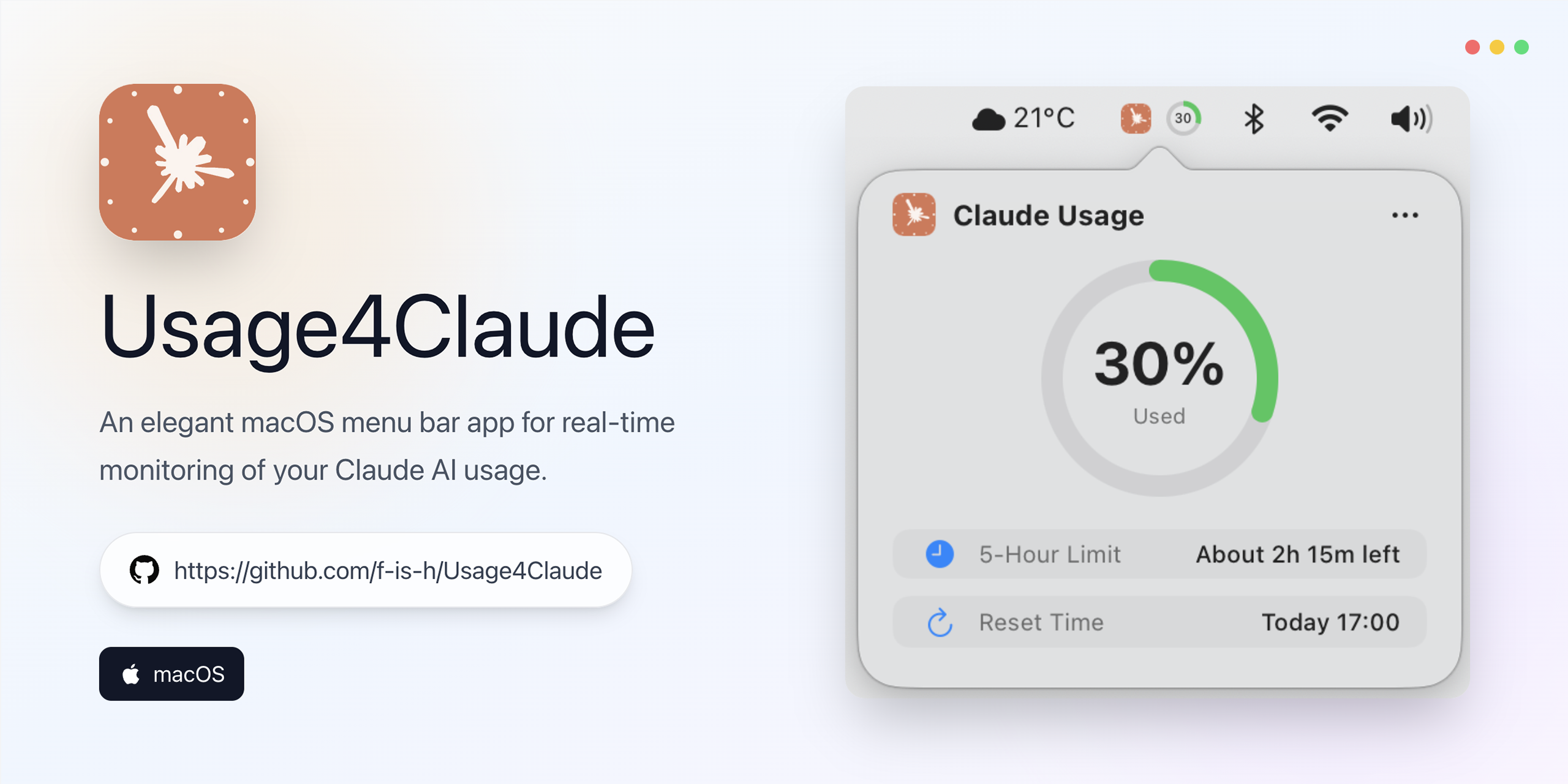 Usage4Claude screenshot 1