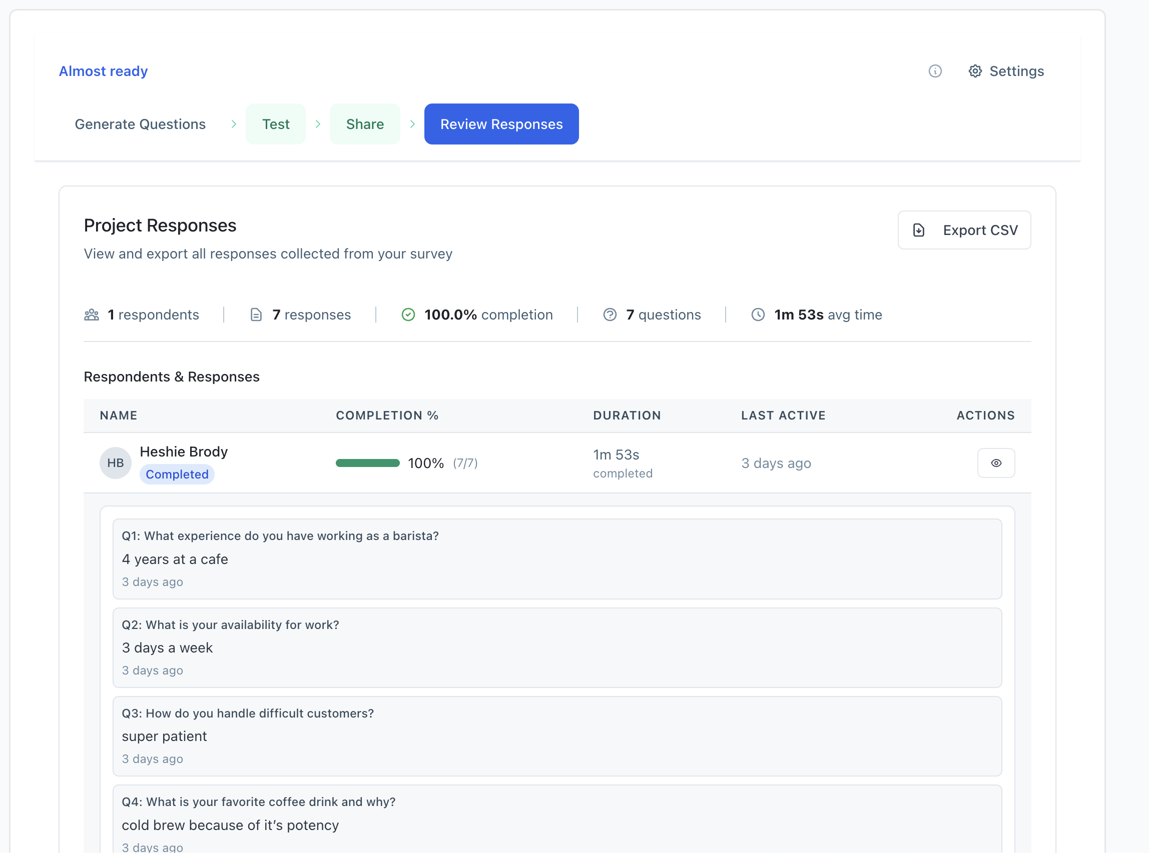 Chat To Survey screenshot 4